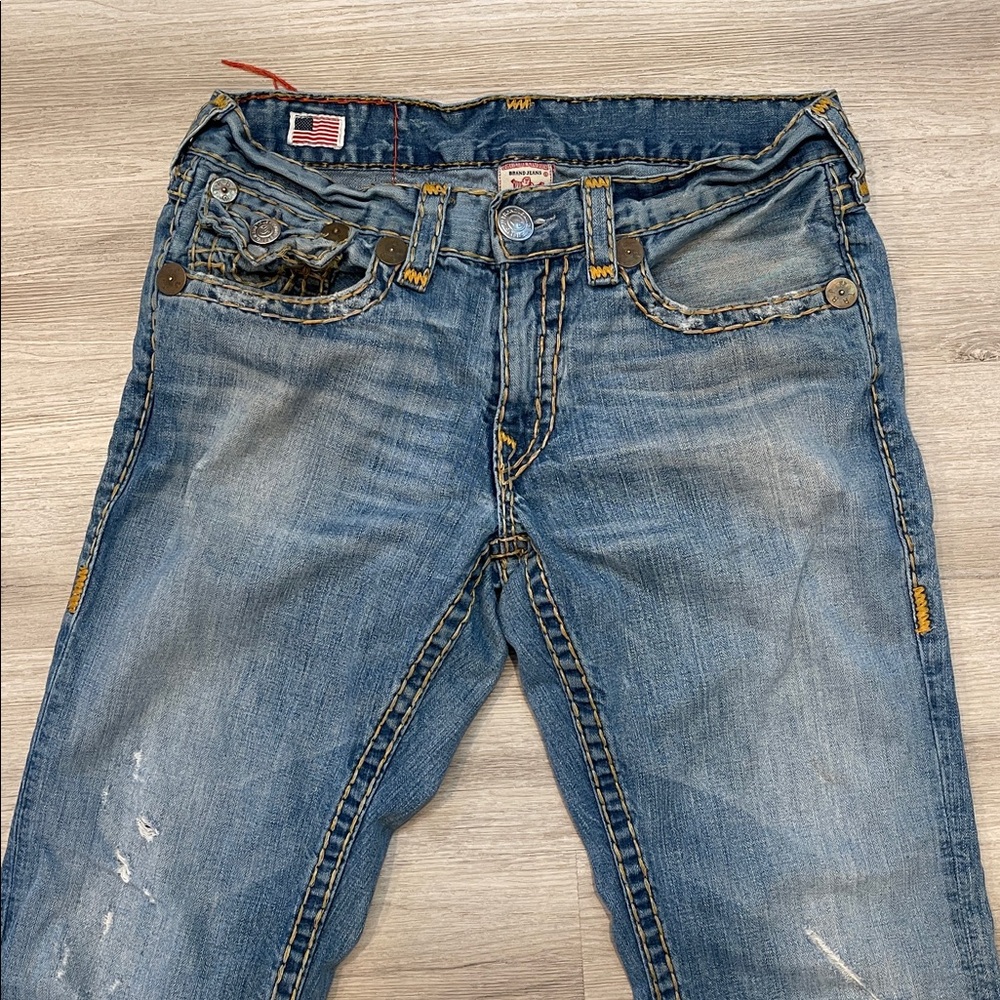 True Religion Men’s Denim Jeans Size 34 - Picture 3 of 5